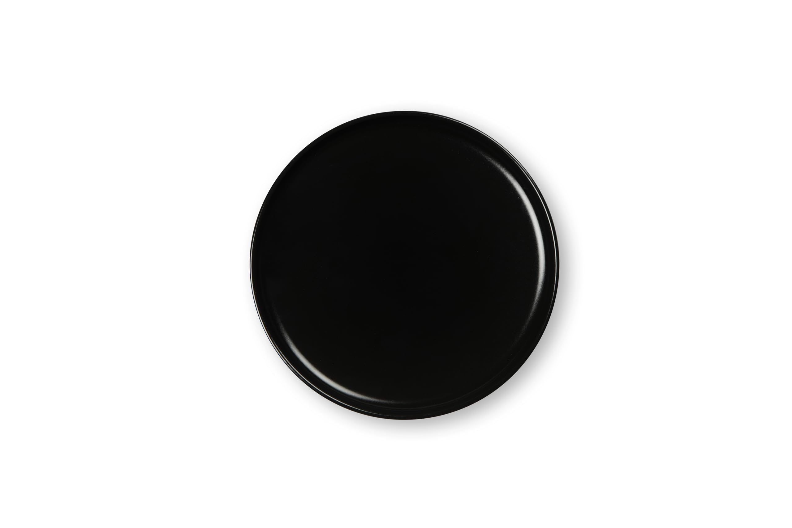 Excelsa Nordic - Juego de 6 platos de fruta de cerámica, negro mate