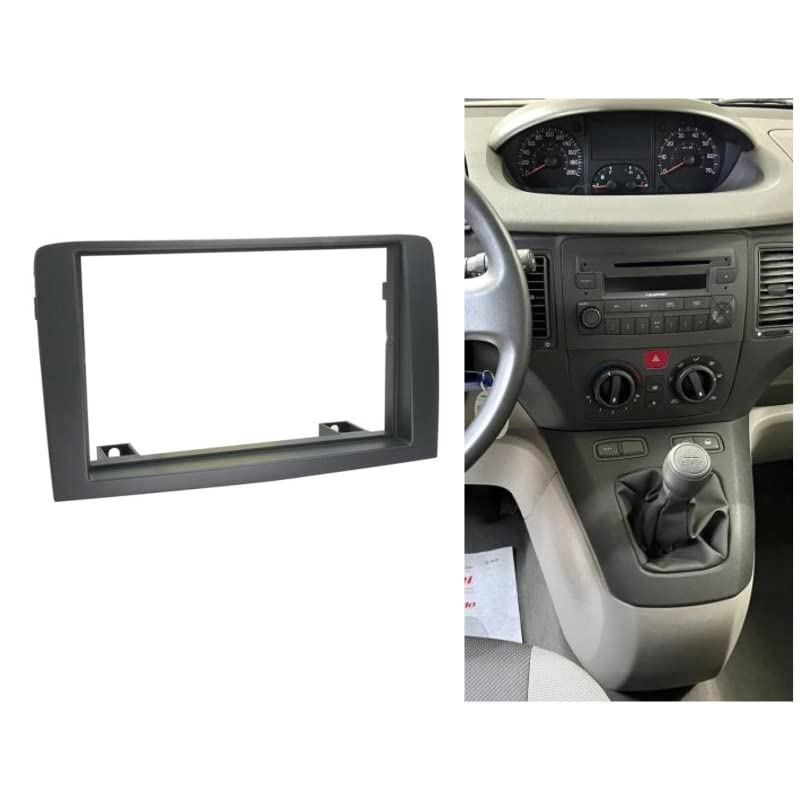 Sound way - Kit Montaggio Adattatore Autoradio, Mascherina 1 DIN / 2 DIN Compatibile con Fiat Idea/Lancia Musa