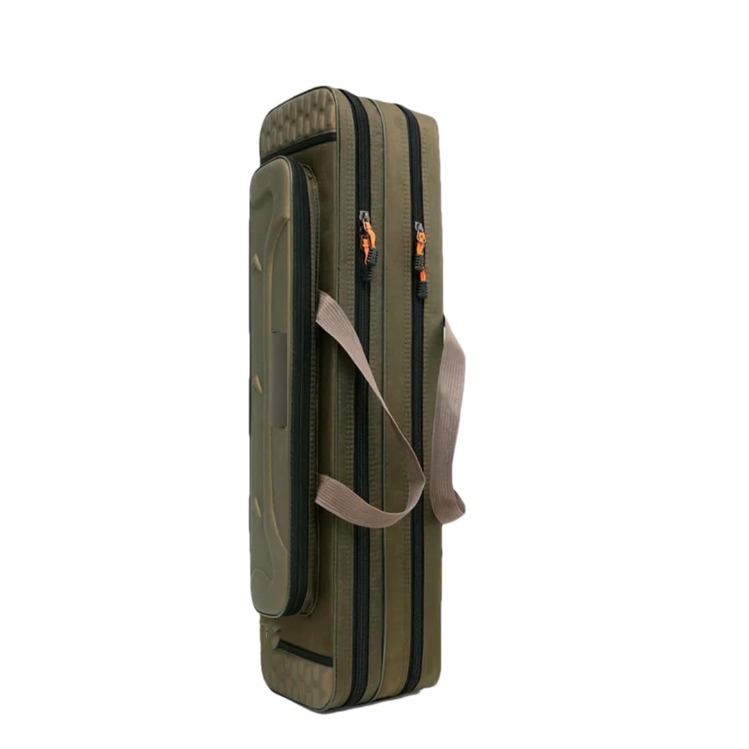 Suwequest Wielofunkcyjna torba na wędkę 2/3/4 warstwy 80-130 cm torby na sprzęt wędkarski kołowrotek wędkarski pokrowiec do przechowywania sprzętu, 2 warstwy 130 cm