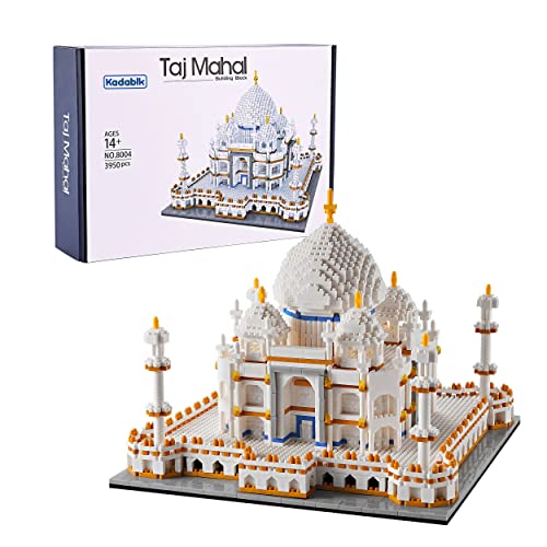 Kadablk Architechture Collection, New Seven Wonders,Taj Mahal Building Set,Model Contruction Kit,3950PCS for Adults & Kid,Micro Block Set,Mini DIY STEM Assembly