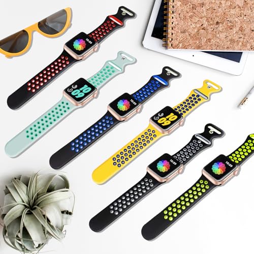 Correa Deportiva Silicona Compatible Apple Watch 12 Pack miniatura 2