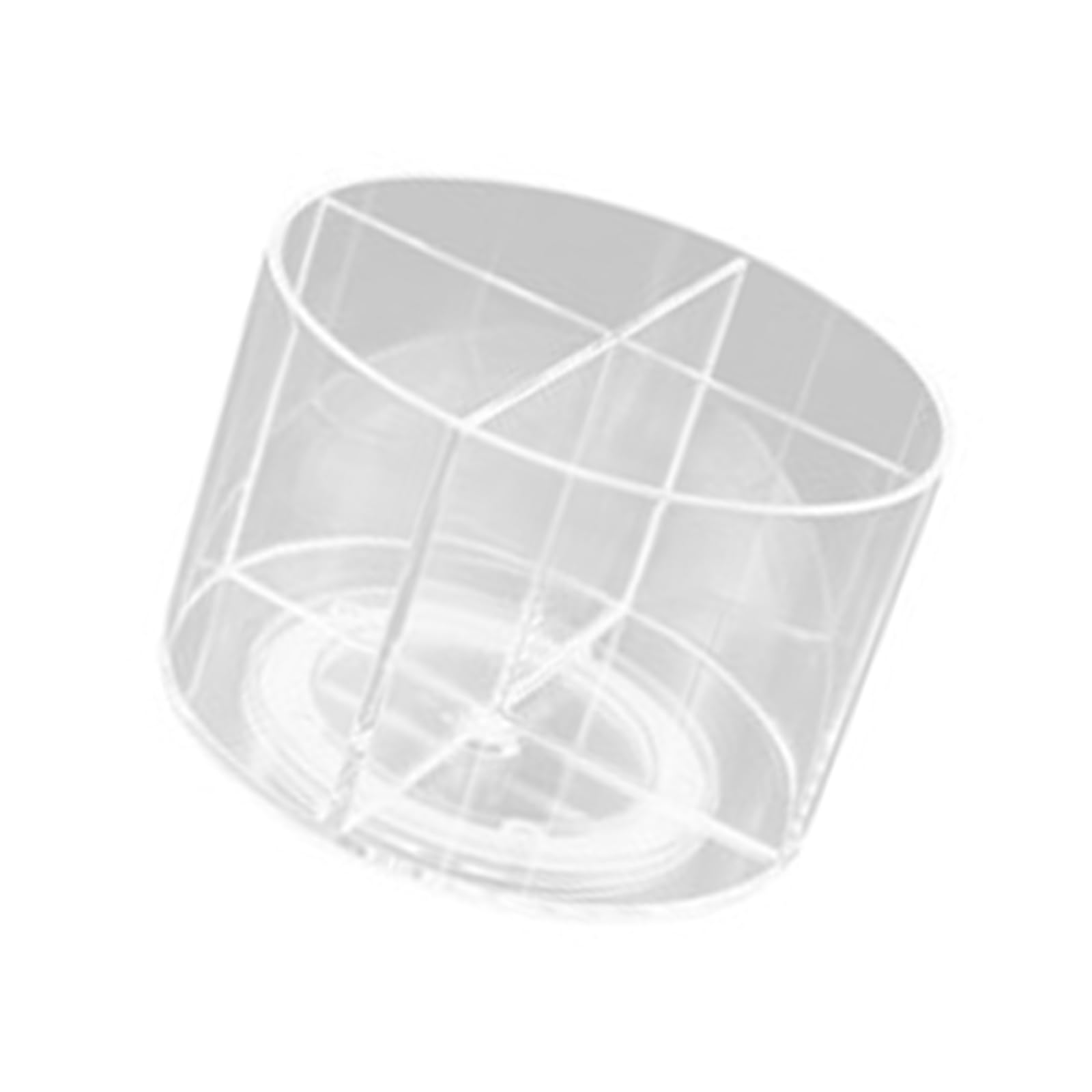 Vdaxvme Space Saving 360 Degree Rotating Cosmetic Holder Rotating Makeup Container With Multiple Compartments