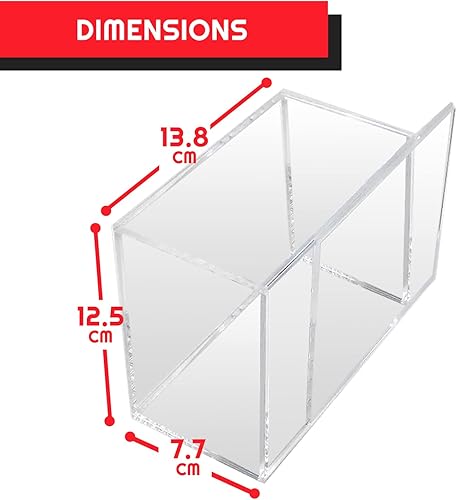 Miniatura 5 de EVORETRO - Vitrina acrílica con tapa deslizante, protector acrílico anti-UV compatible con caja potenciadora de Pokémon, paquete de 1