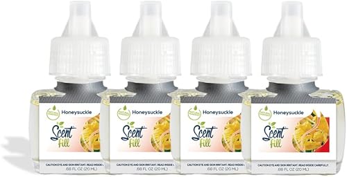 Miniatura 30 de Scent Fill Ambientador de néctar de jazmín enchufable, 4 recambios de aceite perfumado