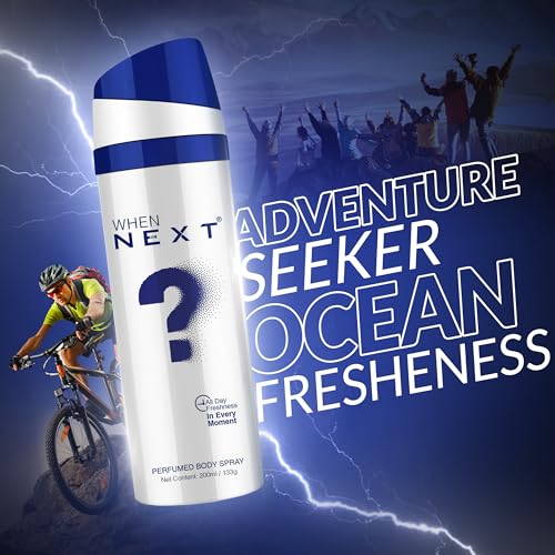 Image of Next Care When Perfumed Body Spray for Men & Women | Long Lasting Freshness Body Spray | Daily Use Deodorant Spray | Unisex Fragrance | 200ml Each (Pack of 2)