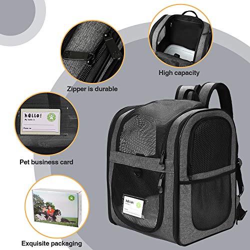 UG Pet Carrier Backpack,Ventilated for Large and Small Dogs and Cats Safety Features Travel Airline-Approved Outdoor Bag - Image 7
