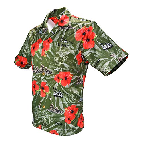Marines Semper FI Hawaiian Shirt (Medium)3