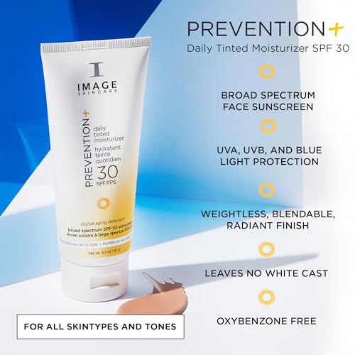 image for IMAGE Skincare, PREVENTION+ Daily Tinted Moisturizer SPF 30 Sunscreen,