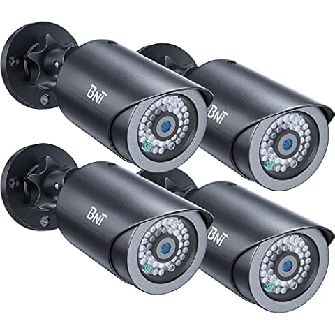 BNT Dummy Fake Security Camera (4 Pack - Black) Cover