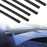 6 Stück Scheibenwischer Gummi Wischergummi, 800mm Scheibenwischergummi Ersatz, Ersatzgummi universell kompatibel mit allen Scheibenwischern zuschneidbare