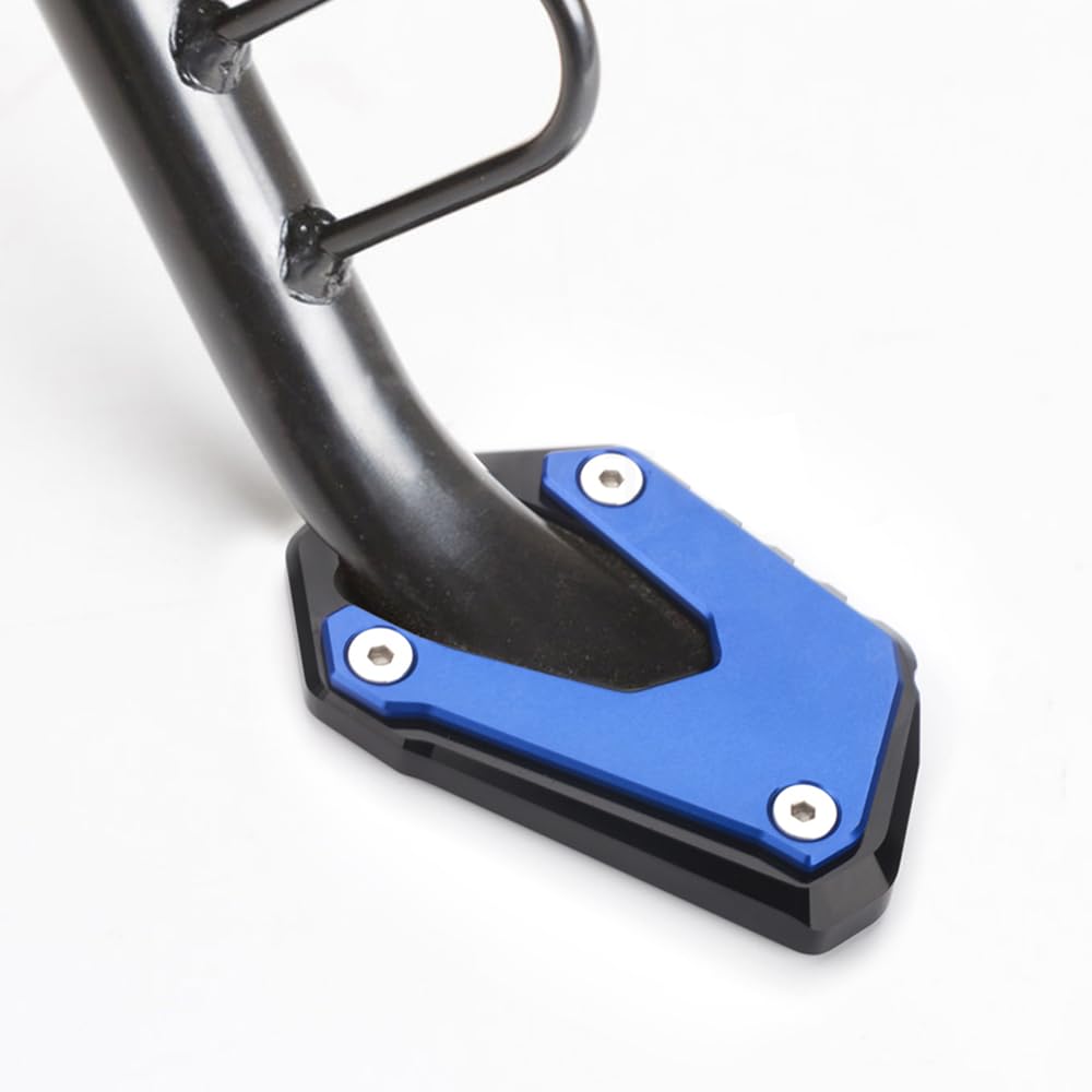 ESPEEDMTC stojak boczny Suzuki GSX-8S GSX-8R 2023 2024 CNC stop aluminium powiększona płyta przedłużająca czarna
