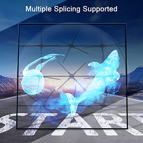 Wisvanai 3D Hologram Fan Projector, 39.4In High-Resolution Holographic Video Projector, Advertising Display Fan With Wifi, 1024 Led Beads & Bluetooth Speaker Supported #TOP5