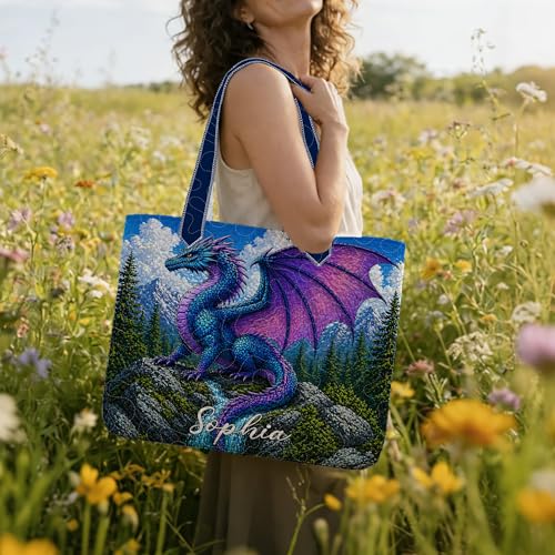 Bolso Tote acolchado personalizado para mujer miniatura 3