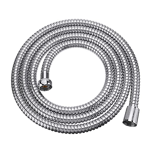 Austausch des Duschschlauchs, Edelstahl-Brauseschlauch, Handbrause, flexibler Brauseschlauch, 1 m/1,5 m/2 m, einfacher DIY-Austausch(1M)