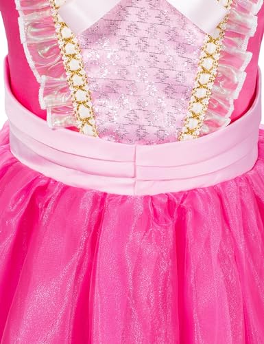Disfraz de princesa rosa para niñas 10-11 años miniatura 6