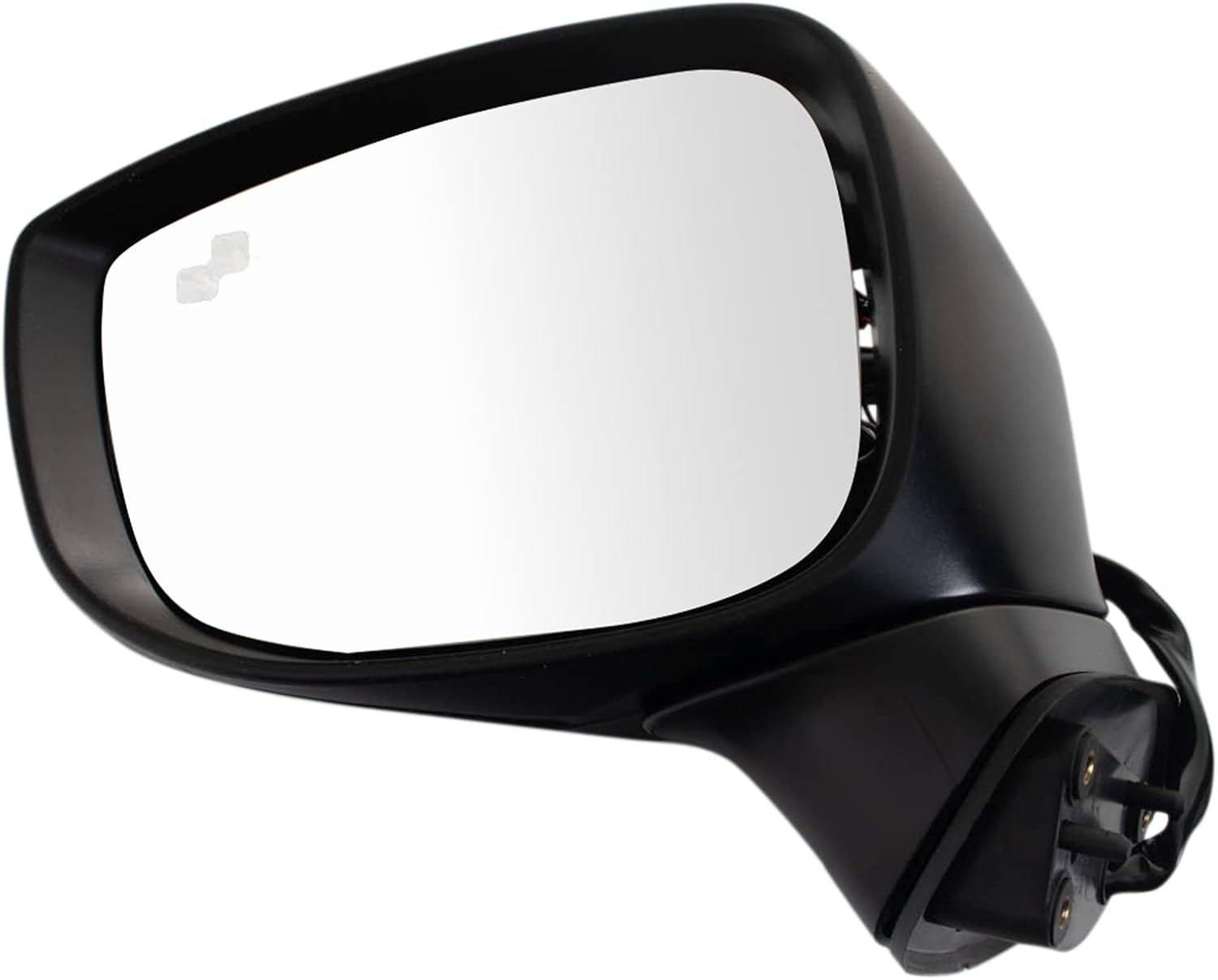 TRQ Driver Side Power Folding Mirror without Heat Smooth Black Compatible with 2019-2023 Mazda CX-5 MA1320243