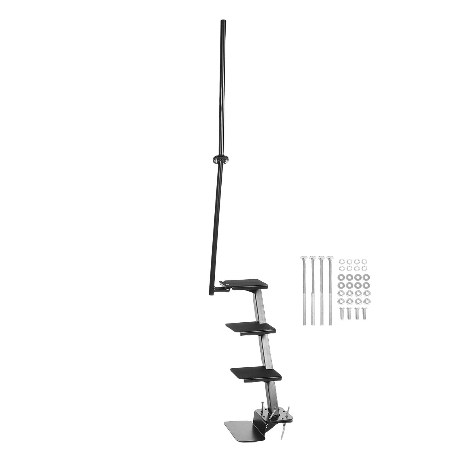 Mingzhe Boat Trailer Steps 4 Step Heavy Duty with Non-Slip Surface and