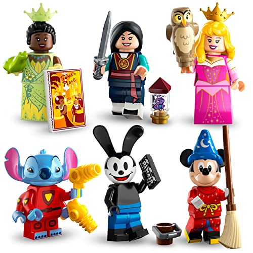 Minifigures Disney 100 Anniversario, 1 di 18 Personaggi Iconici da Collezione, Bustina Misteriosa in Edizione Limitata con Topolino, Stitch, Mulan e altri (1 Pezzo a Caso) 71038 - Lego - Immagine 4