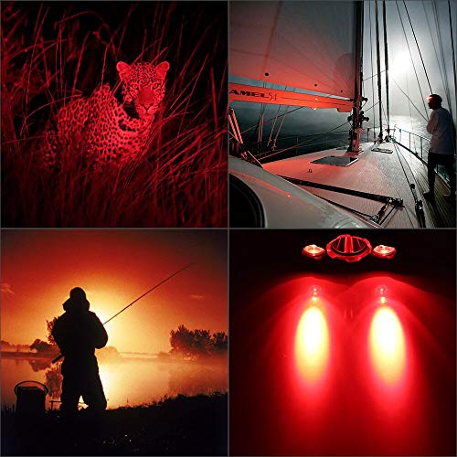 BORUIT LED Headlamp - Ultra Bright 5000 Lumens, 3 Lighting Modes,White & Red LEDs, IPX4 Water Resistant, USB Rechargeable Head Lamp Perfect for Running, Camping, Hiking & More - Thumbnail 3