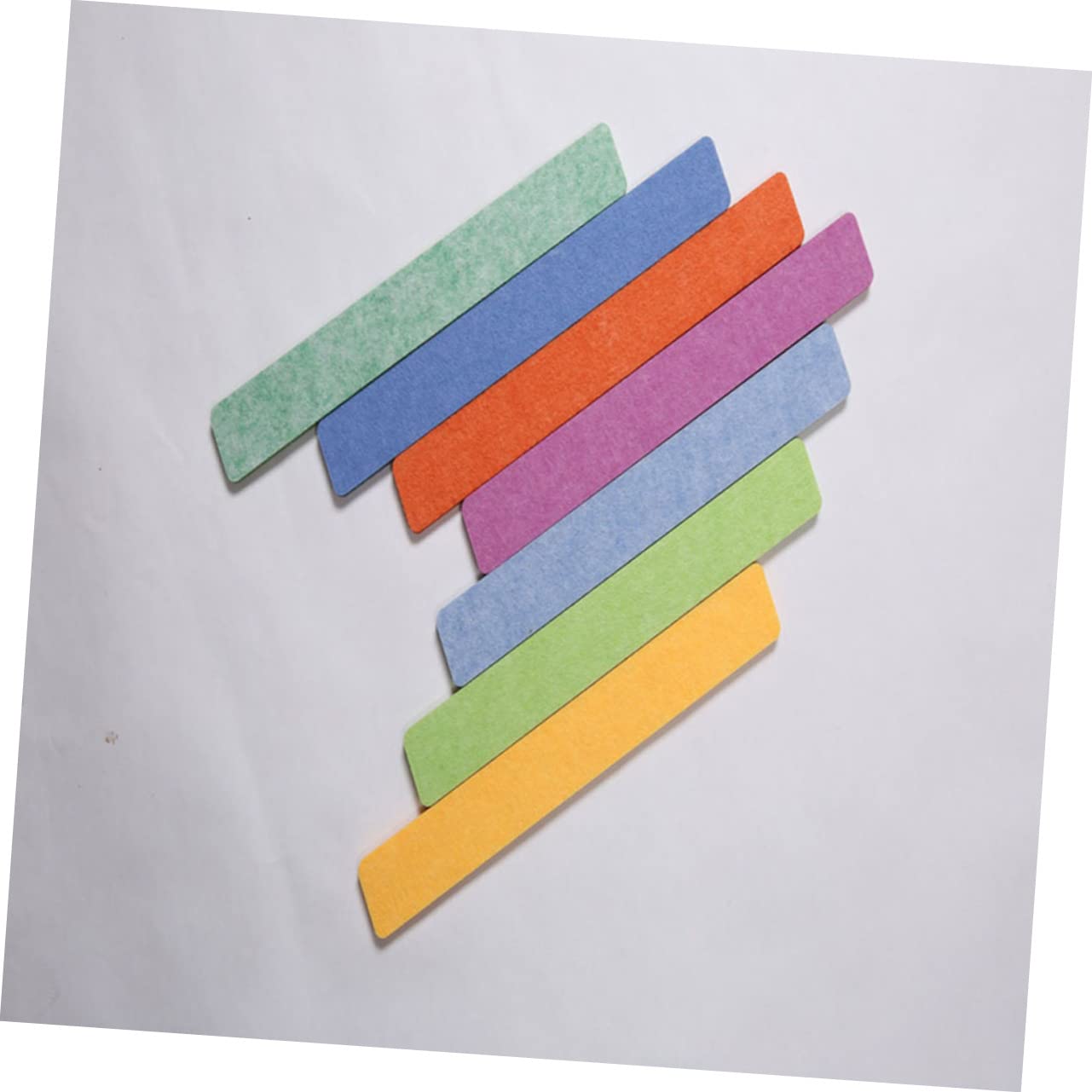 Uonlytech 1set Felt Bulletin Board Strip Self-Adhesive Classroom Pin Boards for Wall Strips Pushpins for Office School and Home Organization