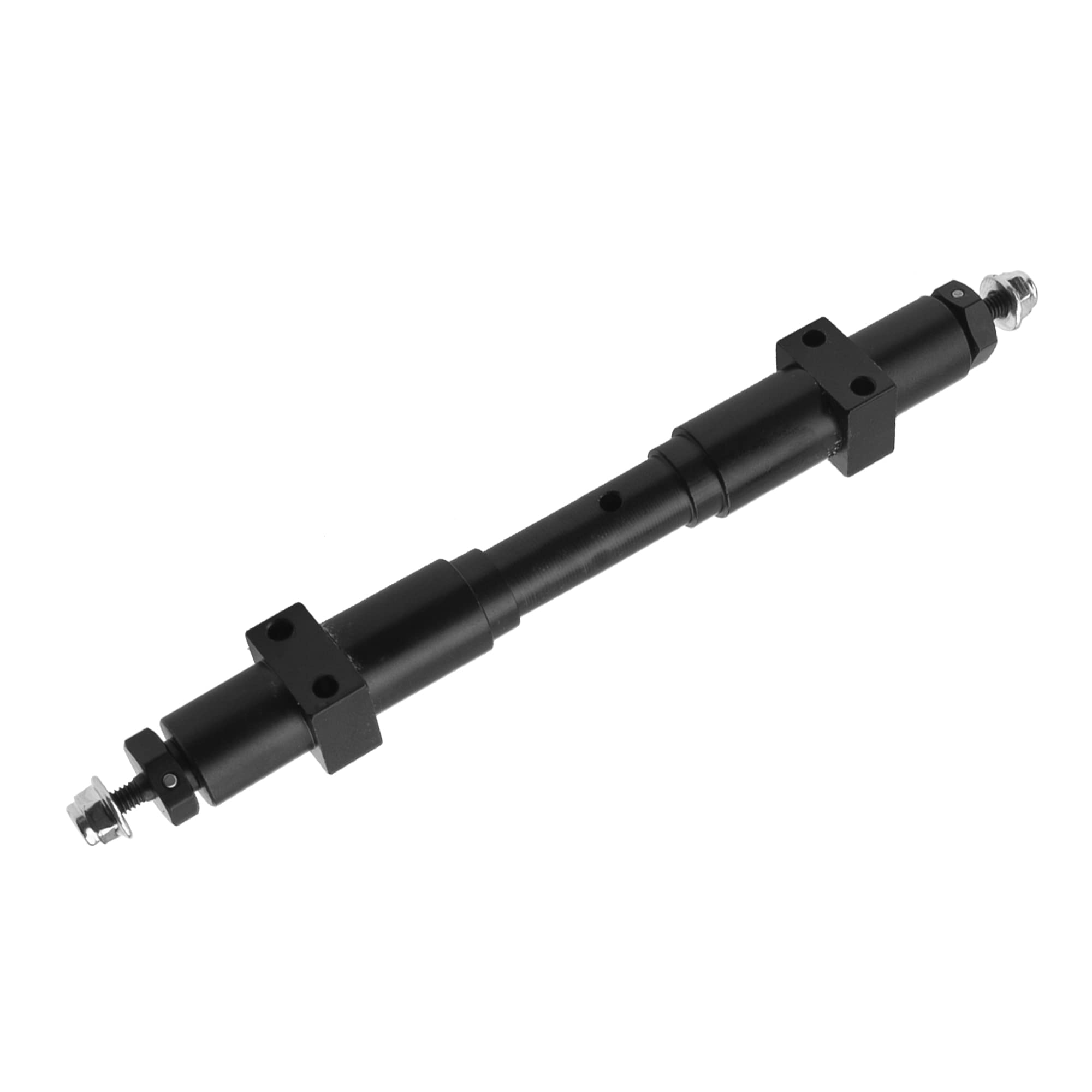 1Pcs Vgoohobby Metal Non-Powered RC Trailer Rear Wheel Axle Tail Axle Compatible with Tamiya 1/14 RC Tractor Trailer 1/10 DIY RC Car (140mm)