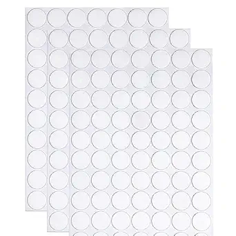 GABZ Clear Removable Sticky Adhesive Putty, Reusable Transparent Double-Sided Round Nano Gel Round Putty, Poster Stickers for Wall, Crafts, Christmas Festival (70pcs Double-Sided Putty Sticker)