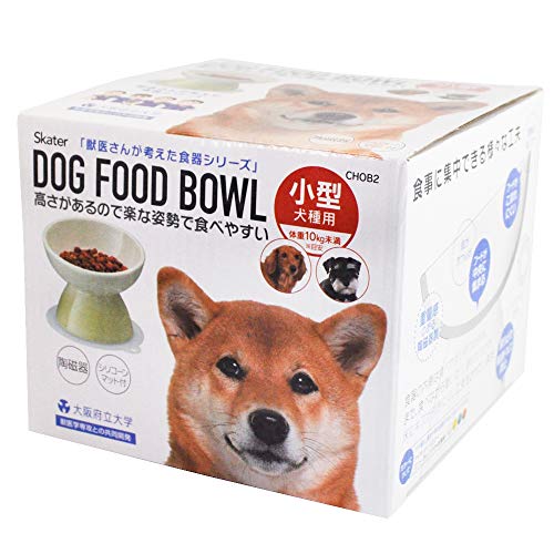 スケーター 小型犬用 食器 陶磁器製 ペット餌入れ マット付 オレンジ CHOB2