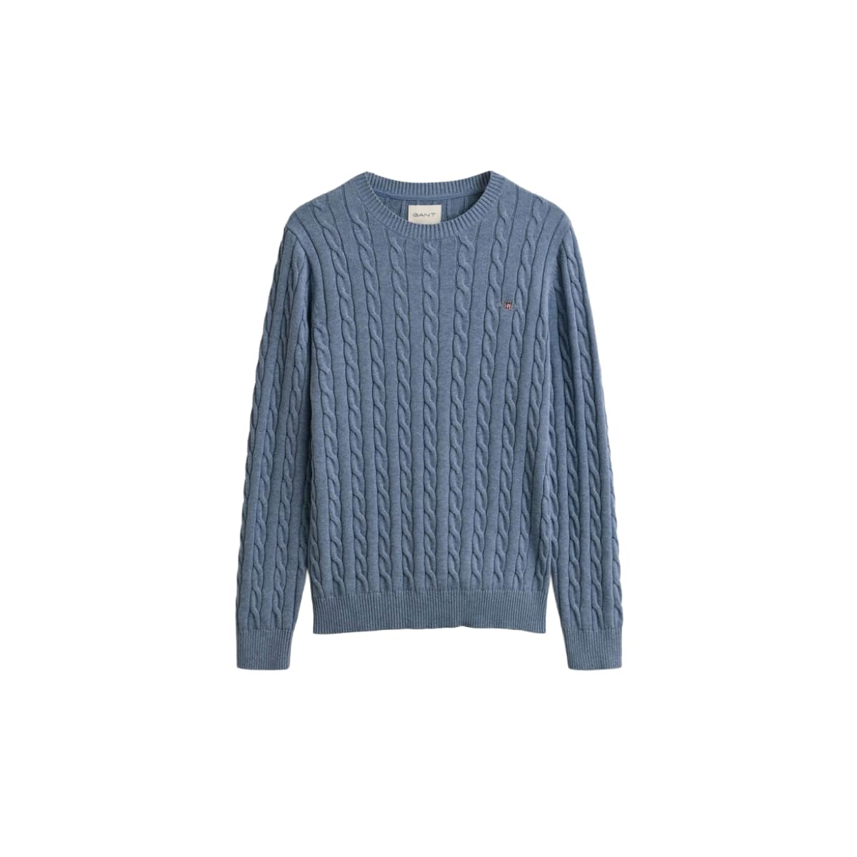 GANT Herren Cotton Cable C-Neck Pullover (1er Pack)
