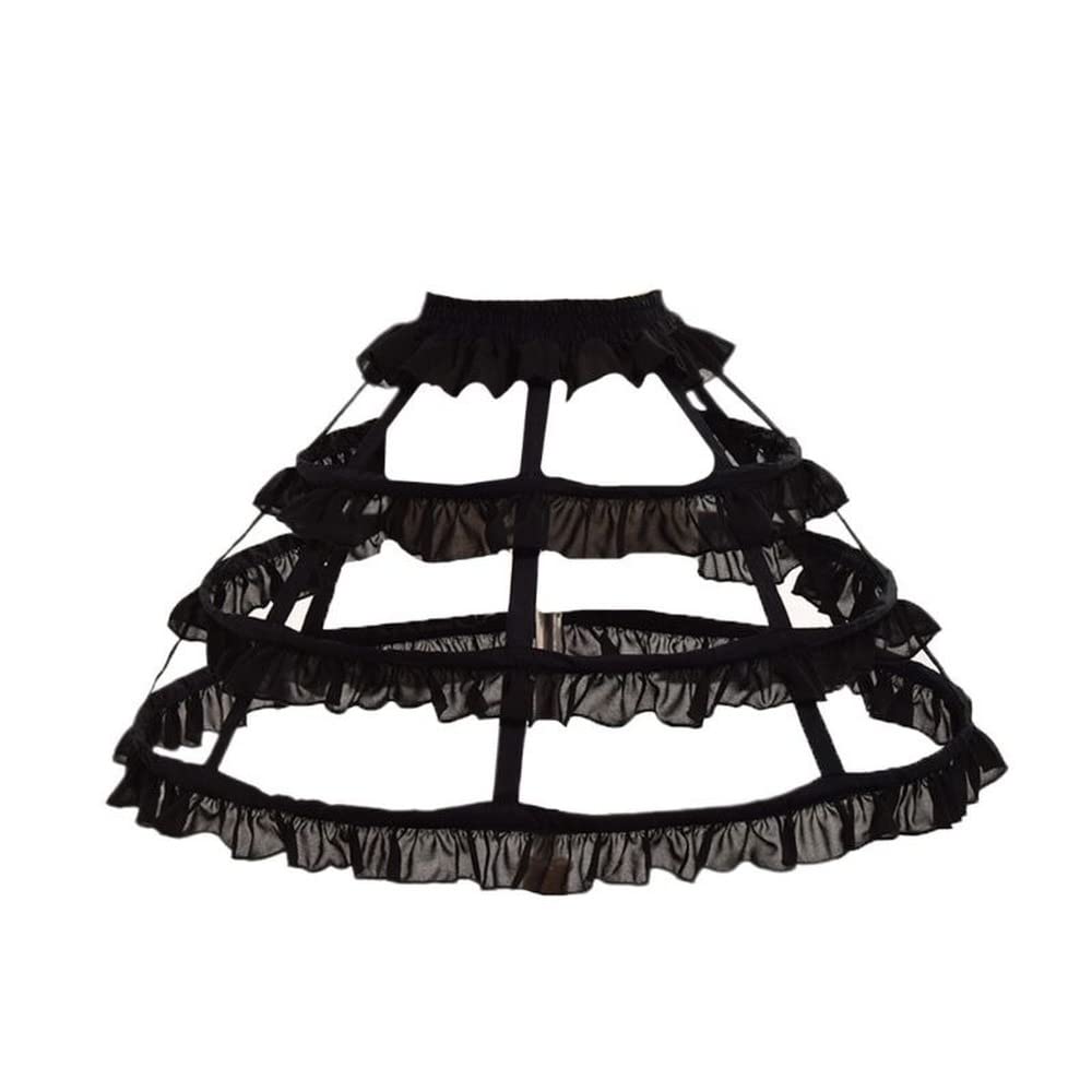 Lolita Pannier Jupe en Hoop Cage D'agitation Cerceau Crinoline Jupon Robe Sacoche Crinoline Jupon