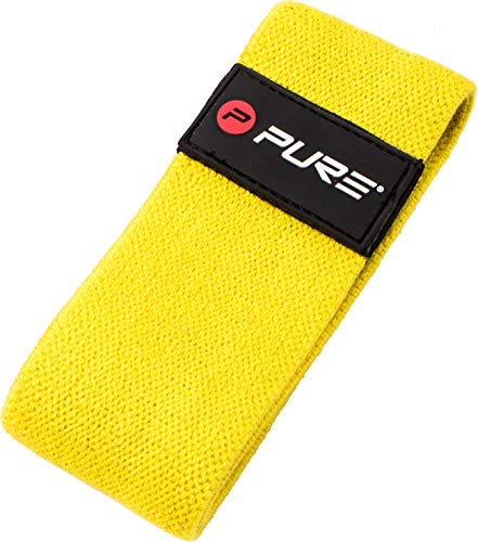 Pure 2 Improve Textile Bandes de résistance à l'exercice Unisex-Adult, Jaune, Light (62 x 6cm)