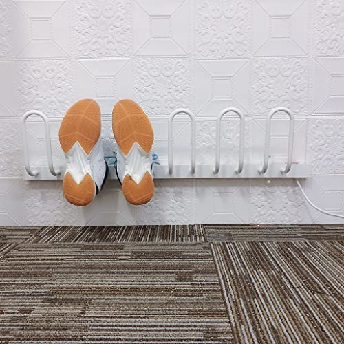 Secador eléctrico de calzado pared 6 zapatos 110V blanco miniatura 6