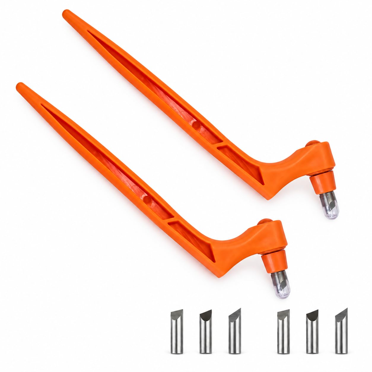 2-Pack 360° Swivel Craft Knife Set – 6 Interchangeable Heads