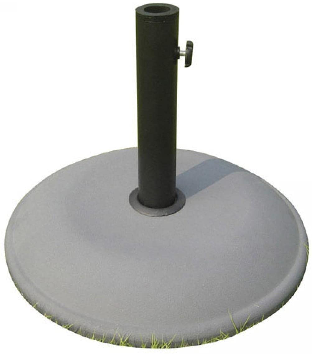 BASE PER OMBRELLONE TONDA IN CEMENTO DIAMETRO 45-16KILI COLORE GRIGIO