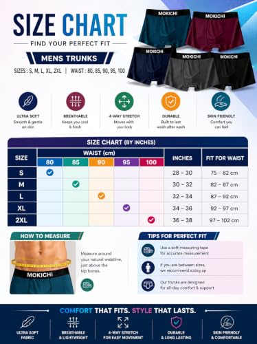 Image of Men's Boxer Briefs for Men Pack of 5 | Soft Stretchable Trunks with Elastic Waistband | Comfortable Breathable Innerwear, Sports & Gym
