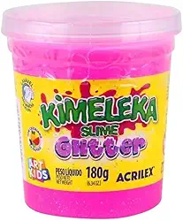 Kimeleka Slime Art Kids Acrilex Gitter Rosa 180g - 05823-208