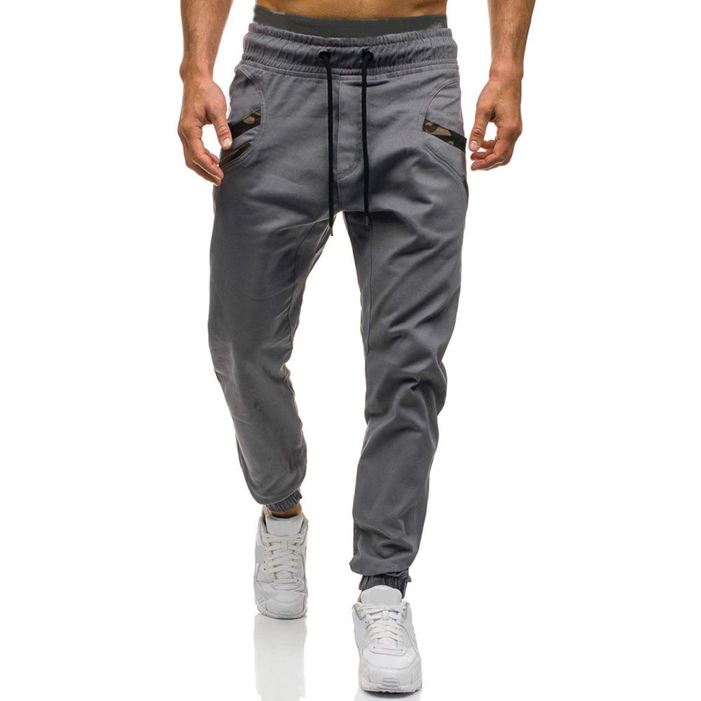 Mens Fashion Joggers Athletic Pants - Sweatpants Trousers Cotton Cargo Pants Mens Long Pants