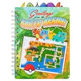 Silver Buffalo Pokémon Kanto Region Map, Tabbed Notebook, 6.5' x 8.5'