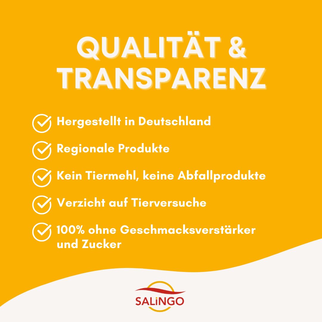 Trockenfutter für Hunde | SALiNGO | Huhn, Rind und Reis 10kg