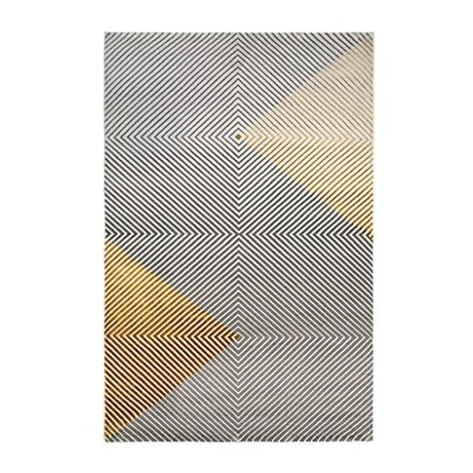 Matta mattor modern minimalistisk vardagsrum soffbord matta matta sovrum rum sängbord säng under matta nordiska mattor matta (färg: Gul, storlek: 160 x 230 cm)