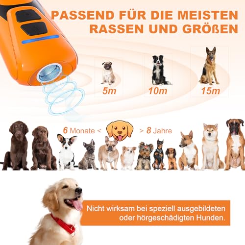 Honey Paws Ultraschall-Abschreckungsgerät gegen Hundebellen,DDD SSS
