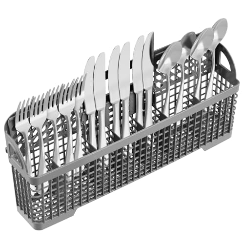 UPGRADEDWP8562043 8531233 Dishwasher Silverware Basket For Kitchenaid Whirlpool Dishwasher Utensil Basket Replacement Universal Dishwasher Cutlery Basket Holder W10190415 WDT730PAHZ0 KDTM354DSS4