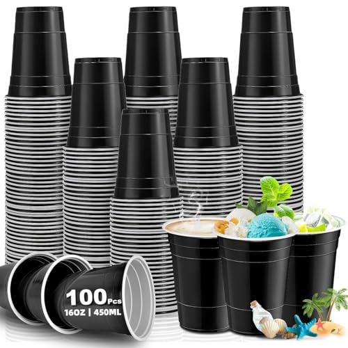 Consejos para Comprar Vasos de chupito del mes. 49 Vasos de Plástico para Fiestas, Vasos de Reutilizables Fiesta, 100 Vasos de Chupito de 16oz, Copas Elegantes para Fiestas, Eventos Infantiles, Bodas, Postre, Cócteles, Shots...