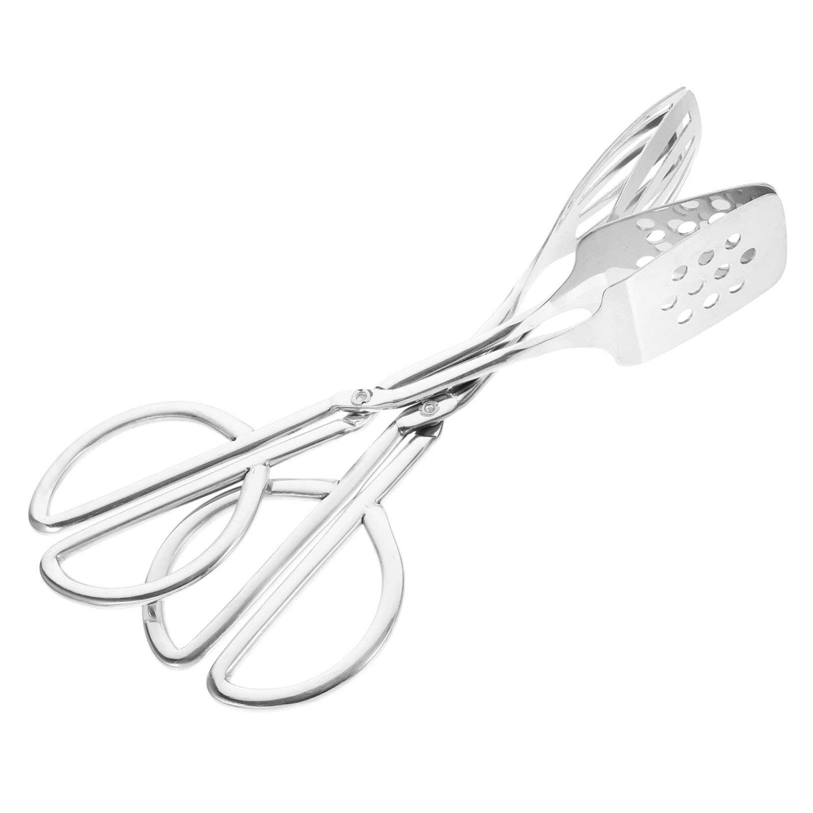 BESTYASH 2 pezzi Pinze per Alimenti in Acciaio da Clip Saldatura Faccia con Pinze Robuste per Insalata Buffet e Barbecue Utensili Cucina Multifunzione