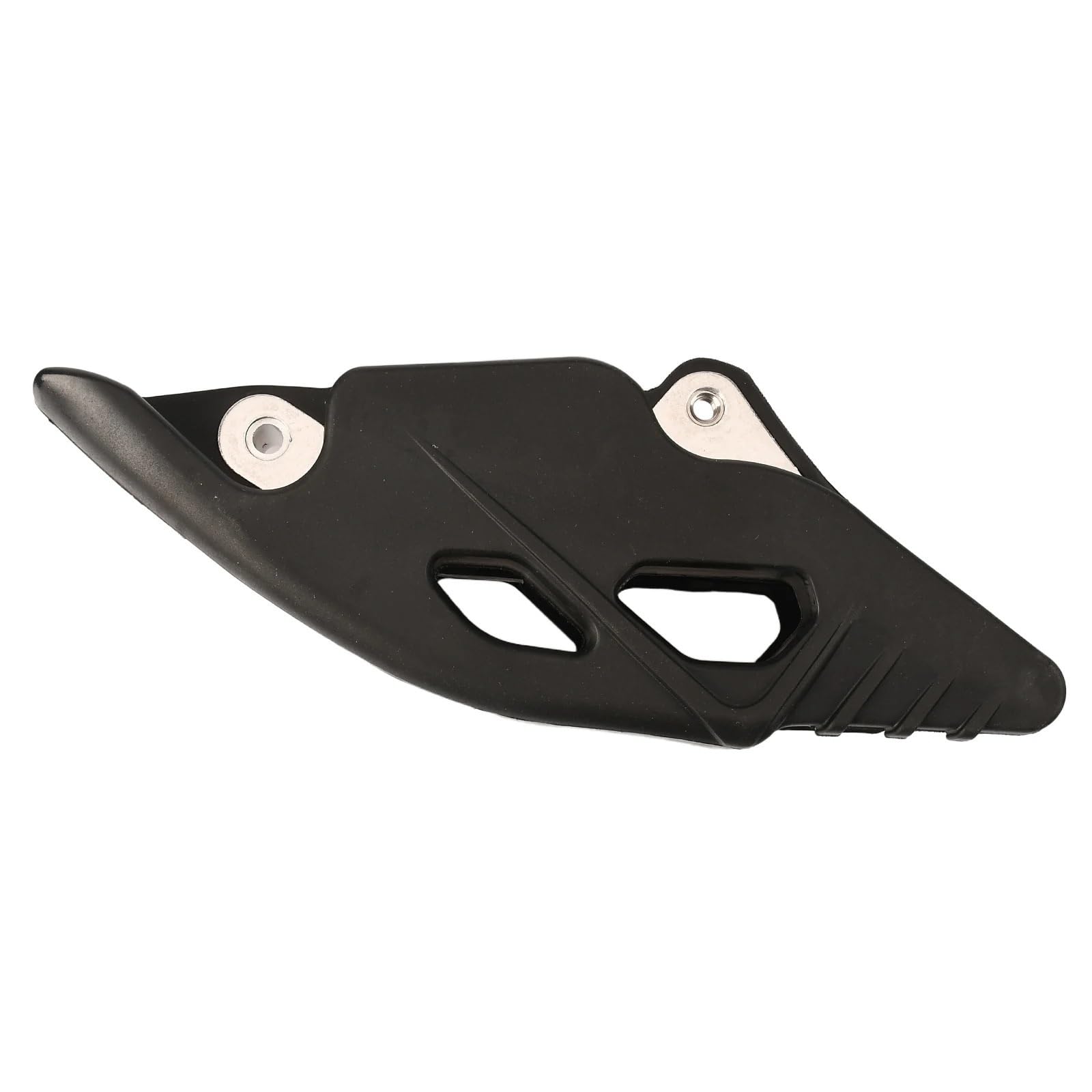 Kauwyehd Black Chain Guide Chain Puller Tensioner Adjuster Fit For Swingarm Chain Slider Kit Guard Guide Brake Hose Clamp(Black Chain Guide)