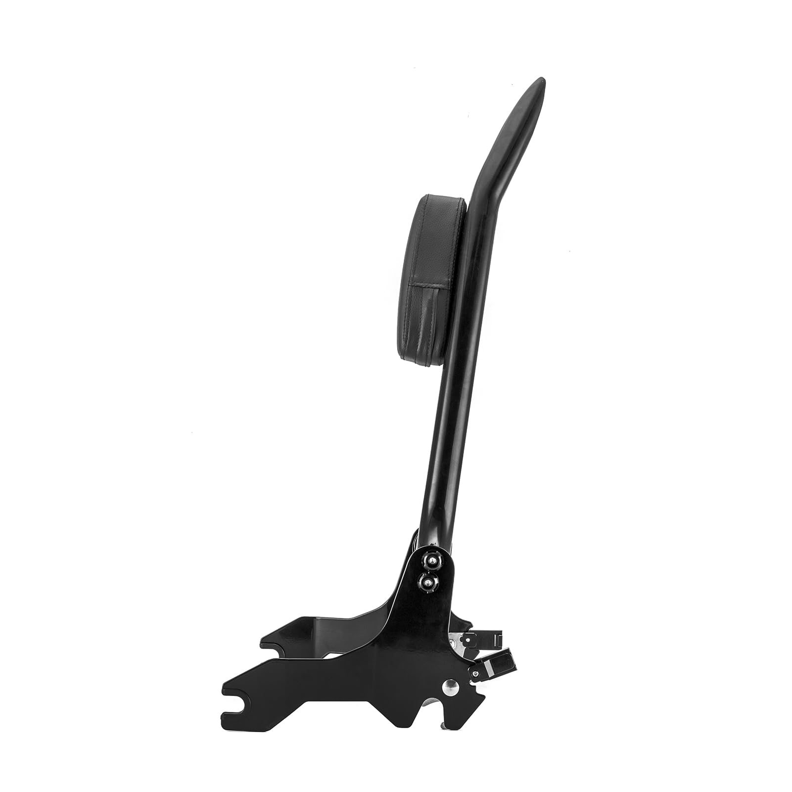 Chrome Rear Seat Backrest Sissy Bar For Harley Softail (2018-2021) - Detachable Pad, Passenger Comfort