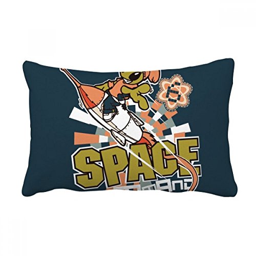 Coussin Alien Spacewalk DIYthinker oreiller lombaire multicolore 40x60 cm pour canapé