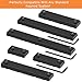 FNETUK Single Keymod Picatinny Rails Set 3 5 7 9 11 13 Slot with 13 T-Nuts & 13 Screws, 3 Allen Wrench - Black