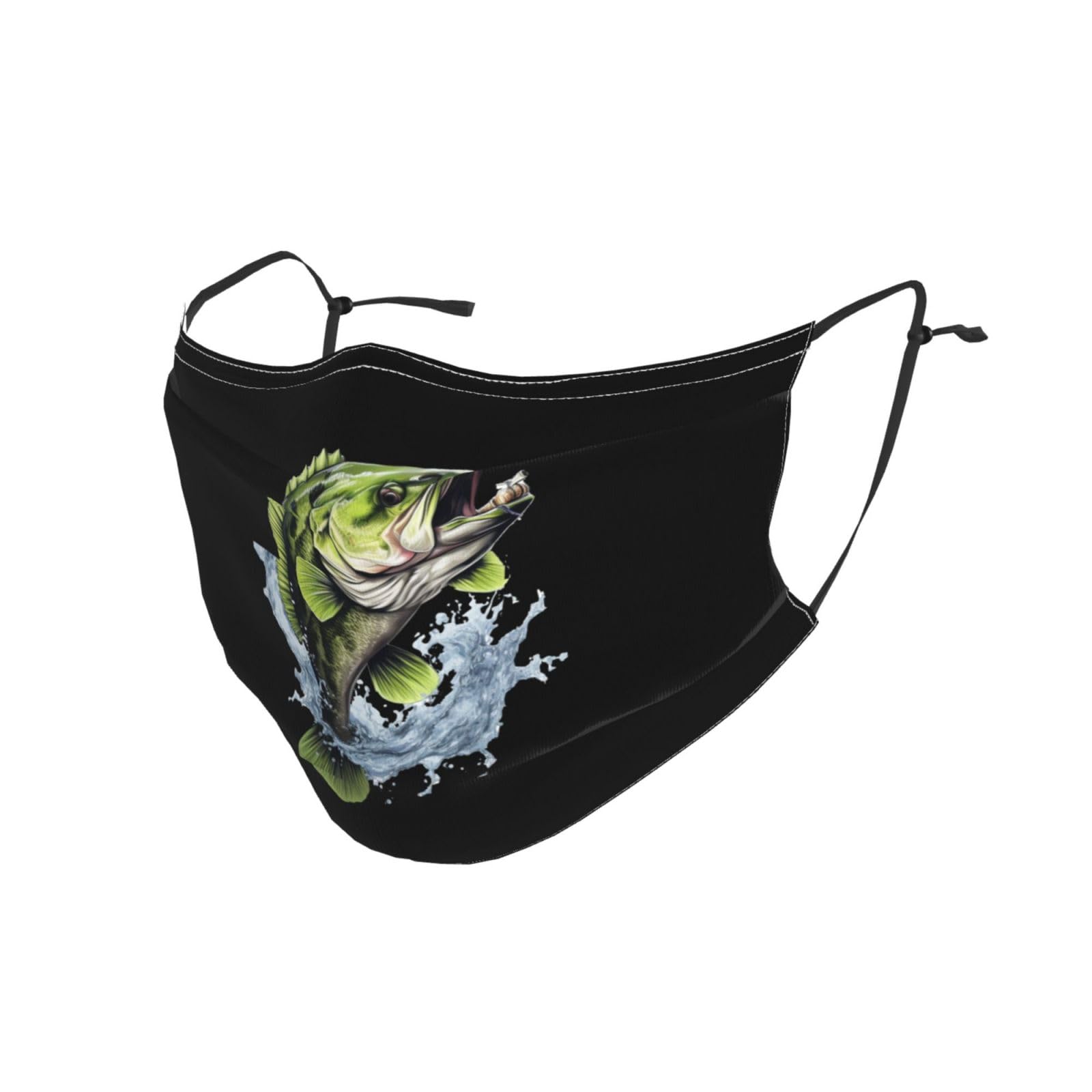 Piguncle Bass Fish Premium Masks Breathe Easy Stay Black