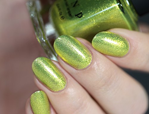 Image of ILNP Short Circuit - Radiant Yellow-Green Ultra Metallic Bright Nail Polish