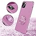 iPhone 11 Pro Max Case, Henpone Women Girls Cover with Kickstand Ring Holder Flash Rhinestone Diamond Sparkle Bling Glitter Cute Case for Apple iPhone 11 Pro Max 6.5